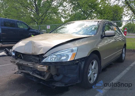 2003 Honda Accord 2.4 Lx из США, поврежденный, VIN 1HGCM56343A129570